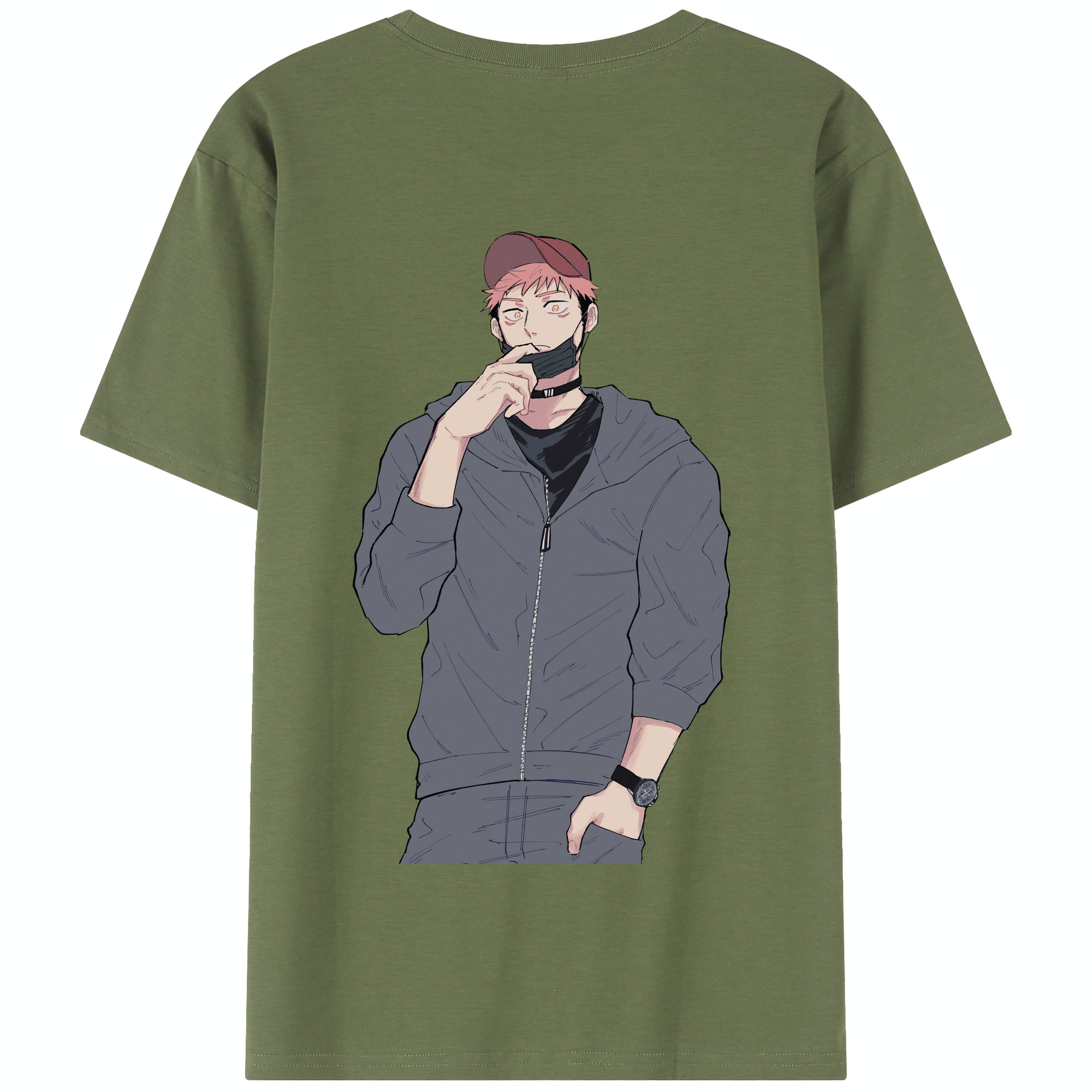 （画像用） 呪術廻戦 Jujutsu Kaisen 綿100％半袖Tシャツ（背面プリント）